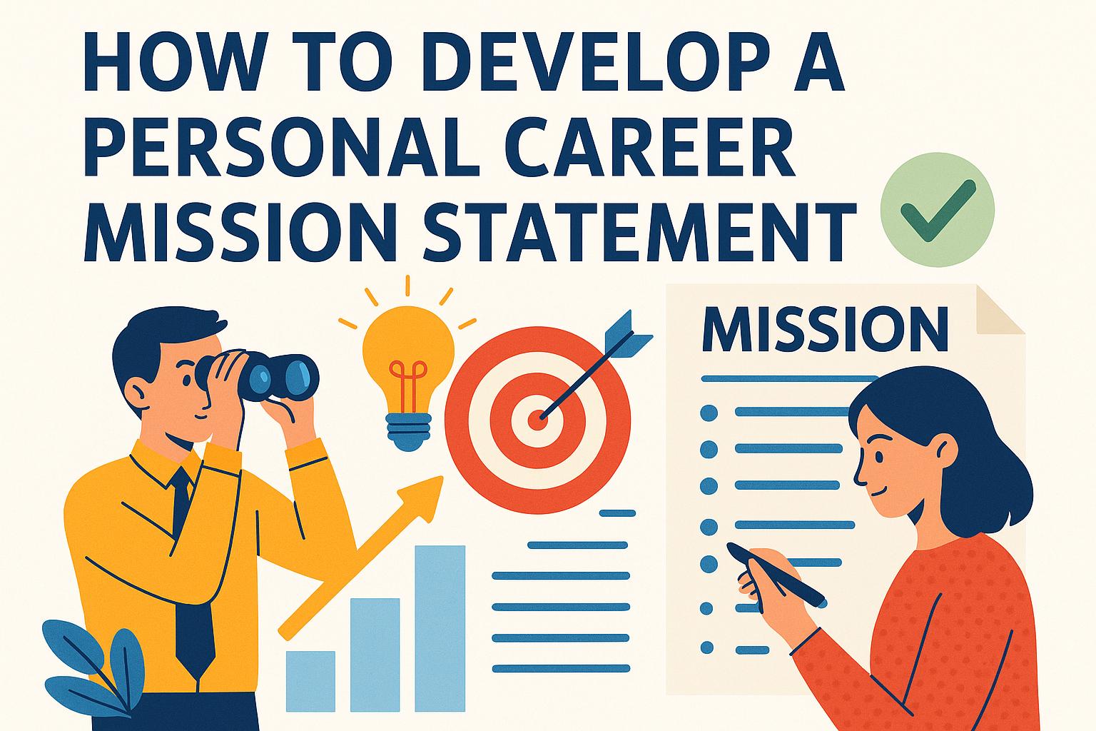 How to Develop a Personal Career Mission Statement